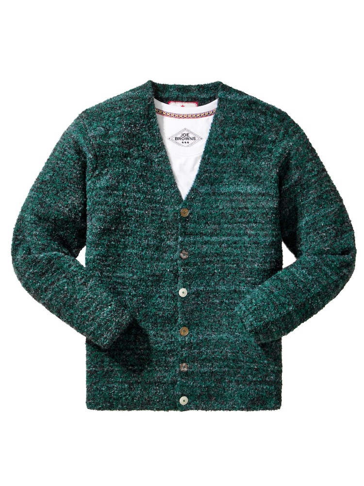 Joe Browns Green V-Neck Knit Cardigan - Image 6 of 6 Joe Browns Green V-Neck Knit Cardigan - Image 6 of 6
