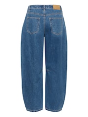 Kaffe Blue KARoss High Waisted Barrel Jeans - Image 6 of 6