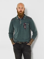 Joe Browns Stylish Contrast Stitch Polo Shirt - Imagen 1 de 5