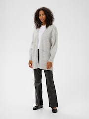Kaffe Grey KAlianne Knit Cardigan - Image 3 of 6