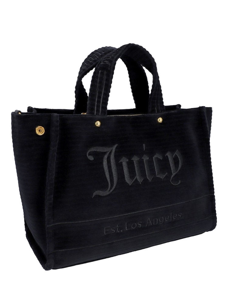 Juicy Couture Black Medium Shopping Bag - Image 2 of 3 Juicy Couture Black Medium Shopping Bag - Image 2 of 3