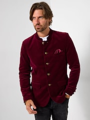 Joe Browns Nehru Collar Statement Velour Jacket - Imagem 5 de 7