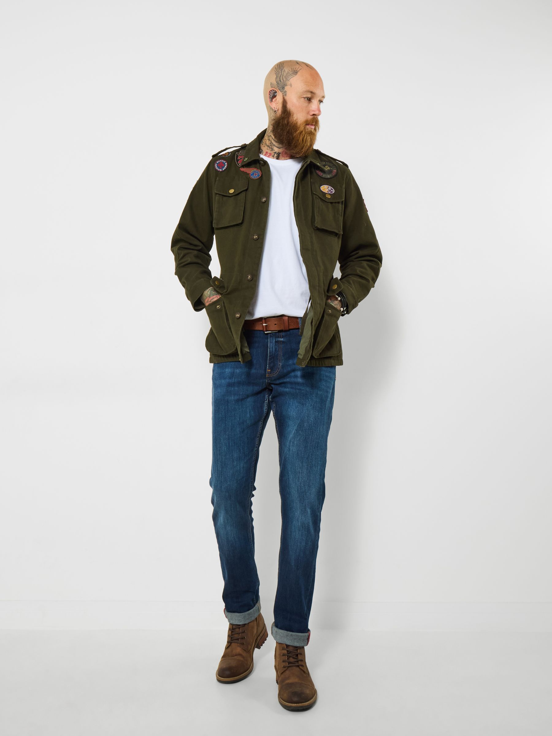 Buy Joe Browns Green Custom Military Jacket from Next Singapore