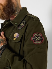 Joe Browns Green Custom Military Jacket - Image 3 of 7