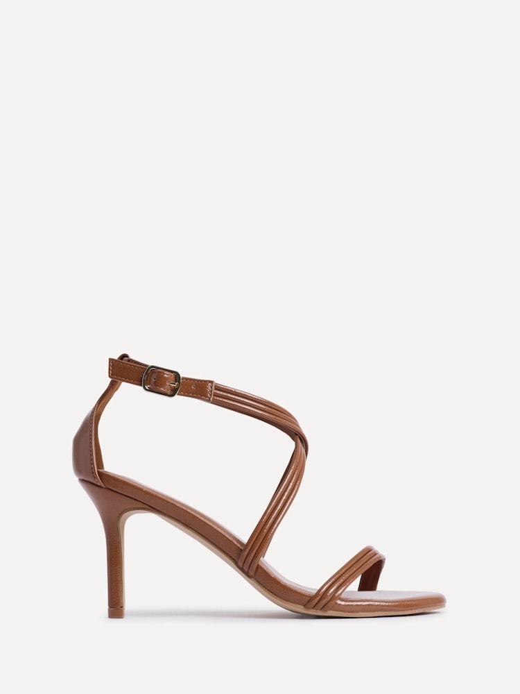 Linzi Brown Future Crossover Heeled Sandals - Image 2 of 5