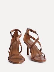 Linzi Brown Future Crossover Heeled Sandals - Image 3 of 5