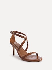 Linzi Brown Future Crossover Heeled Sandals - Image 5 of 5
