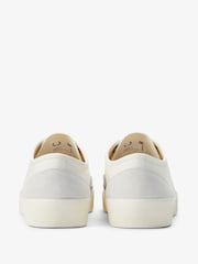 Fred Perry Cream Hughes Canvas Suede Shoes - Image 2 of 2