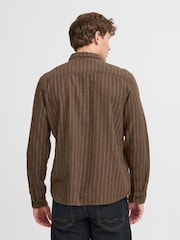 Blend Brown Striped Long Sleeve Shirt - Image 2 of 4