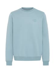 Blend Blue Printed Crew Neck Jumper - Image 5 of 5