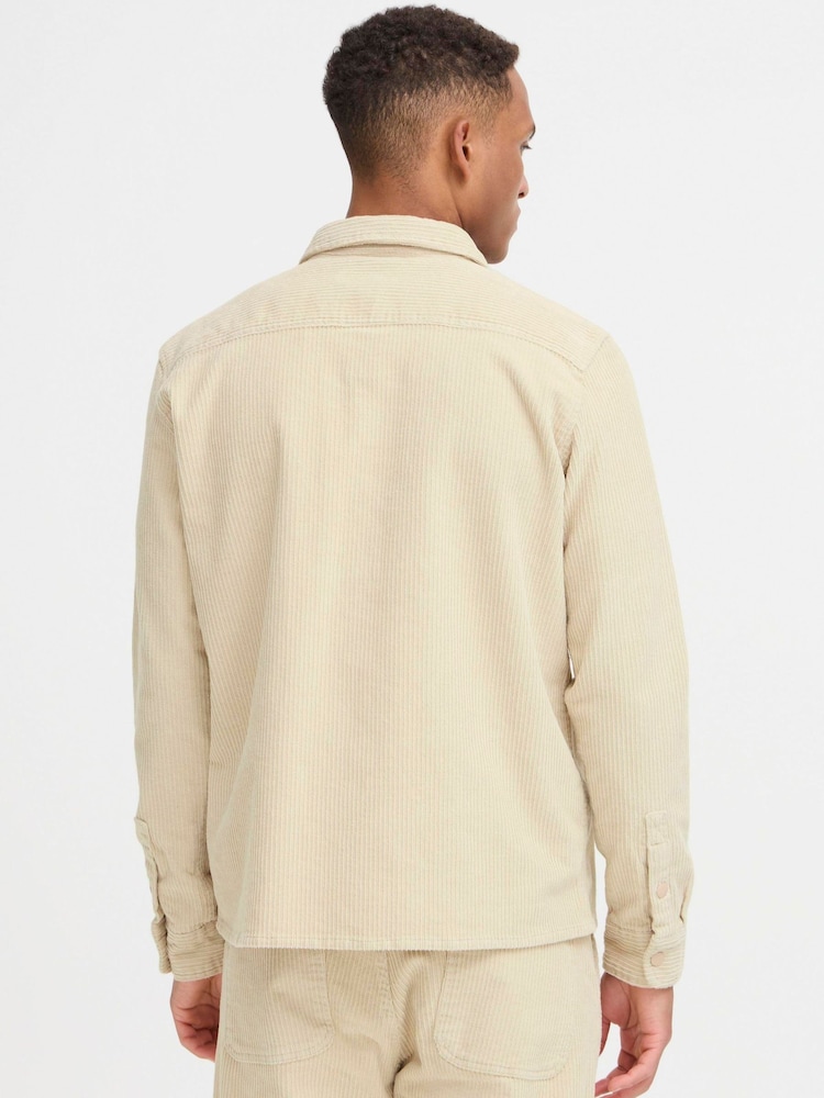 Blend Cream Chunky Cord Overshirt - Image 2 of 5
