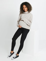 LOVALL Black Maternity Tall Winter Leggings - Image 2 of 3