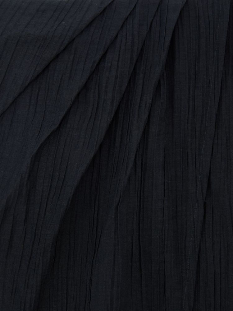 Reiss Navy Rosa Cotton-Blend Gauze Wrap Beach Skirt - Image 6 of 6