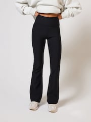 LOVALL Black Winter Flare Petite Leggings - Image 1 of 5