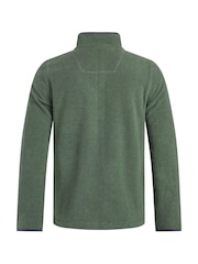 Weird Fish Blue Merrill Full Zip Textured Fleece - Image 7 of 7
