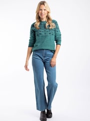 Weird Fish Miska Fair Isle Pattern Jumper - Imagen 4 de 7