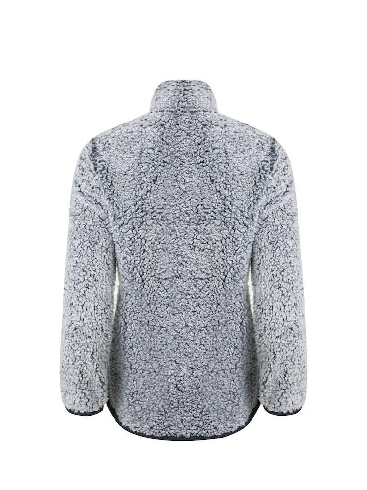 Weird Fish Blue Clove Cosy Full Zip Fleece - Image 8 of 8 Weird Fish Blue Clove Cosy Full Zip Fleece - Image 8 of 8