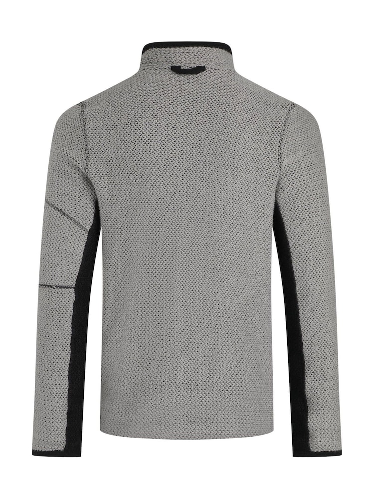 Weird Fish Grey Berhan Full Zip Lined Macaroni Fleece - Image 9 of 9 Weird Fish Grey Berhan Full Zip Lined Macaroni Fleece - Image 9 of 9