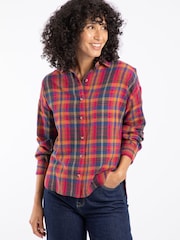 Rosa - Weird Fish Lynsky Brushed Check Shirt - Imagen 3 de 8