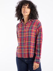 Rosa - Weird Fish Lynsky Brushed Check Shirt - Imagen 4 de 8