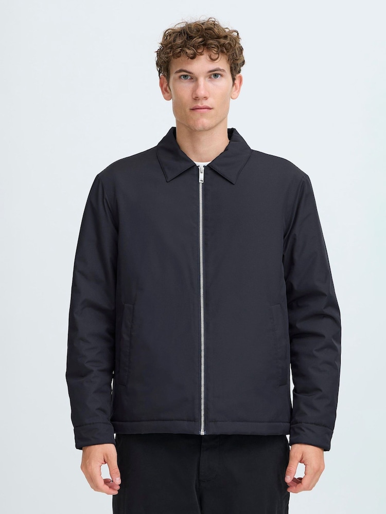 Casual Friday Blue ALBRECHT Short Padded Jacket - Image 1 of 8 Casual Friday Blue ALBRECHT Short Padded Jacket - Image 1 of 8