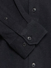 Casual Friday Black Soft Touch Brushed Shirt - Image 8 of 8