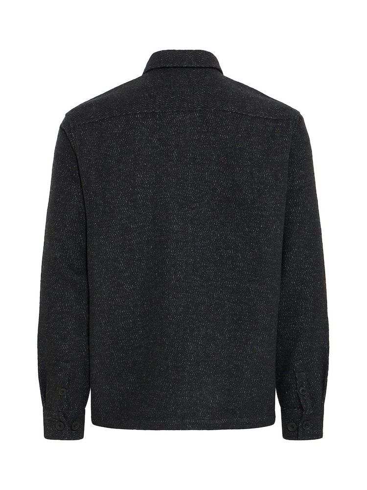 Casual Friday Black Cfhagel Heavyweight Overshirt - Image 8 of 8 Casual Friday Black Cfhagel Heavyweight Overshirt - Image 8 of 8