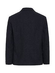 Casual Friday Blue CFALBY Pinstripe Double Breasted Blazer - Image 3 of 3