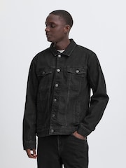Blend Black Stretch Denim Jacket - Image 1 of 5