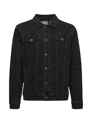 Blend Black Stretch Denim Jacket - Image 5 of 5