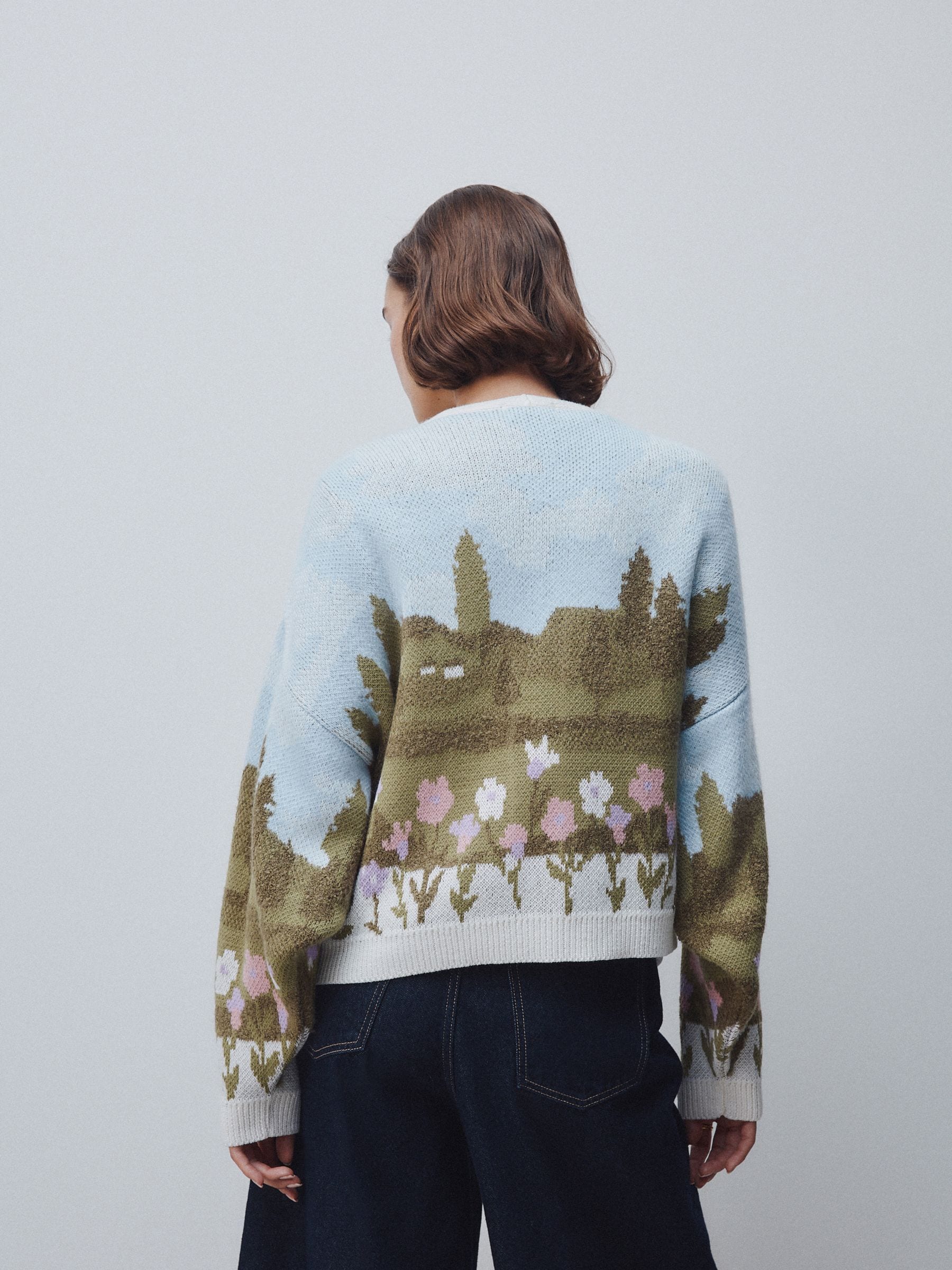 Buy Green 3D Tulip Knitted Cardigan from the Next UK online shop