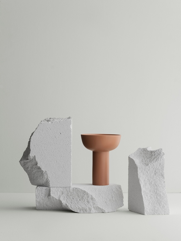 blomus Terracotta Low MIYABI Tall Vase - Image 1 of 2 blomus Terracotta Low MIYABI Tall Vase - Image 1 of 2