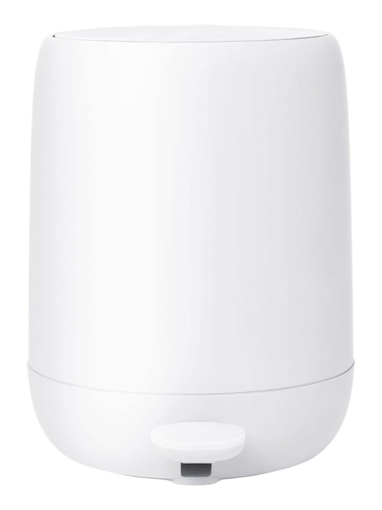 blomus White SONO 3 Litre Pedal Bin - Image 2 of 2 blomus White SONO 3 Litre Pedal Bin - Image 2 of 2