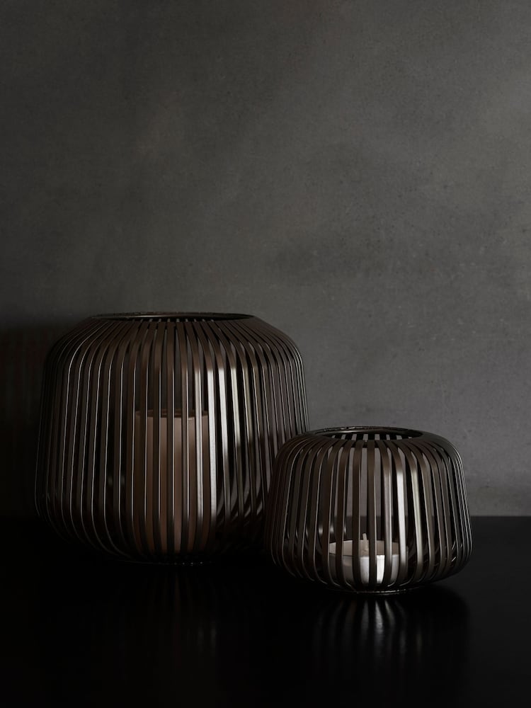 blomus Burned Metal Extra Small LITO Lantern - Image 1 of 2 blomus Burned Metal Extra Small LITO Lantern - Image 1 of 2