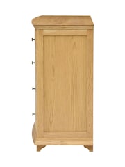 Cotswold Company Natural Winchcombe Oiled Oak 5 Drawer Chest - Image 3 of 6