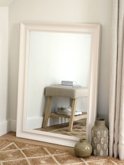 Cotswold Company White Large Rectangular Mirror 110x80cm - Image 1 of 5