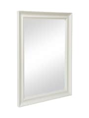 Cotswold Company White Large Rectangular Mirror 110x80cm - Image 3 of 5