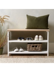 Cotswold Company Pure White Cotswold Essentials Shoe Bench - Image 1 of 5