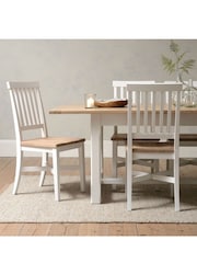 Cotswold Company Pure White Chester 6-10 Seater Dining Table - Image 2 of 6