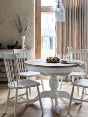 Cotswold Company Pure White Chester 4-6 Seater Dining Table - Image 1 of 6