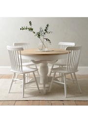 Cotswold Company Pure White Chester 4-6 Seater Dining Table - Image 2 of 6