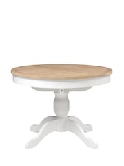 Cotswold Company Pure White Chester 4-6 Seater Dining Table - Image 3 of 6