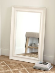 Cotswold Company White Small Rectangular Mirror 60x90cm - Image 1 of 5