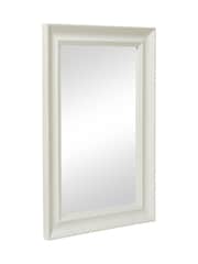 Cotswold Company White Small Rectangular Mirror 60x90cm - Image 3 of 5