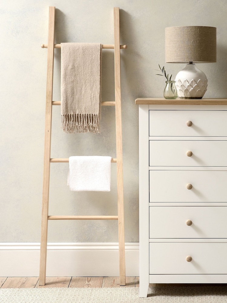 Cotswold Company Natural Essentials Storage Ladder - Image 1 of 4 Cotswold Company Natural Essentials Storage Ladder - Image 1 of 4