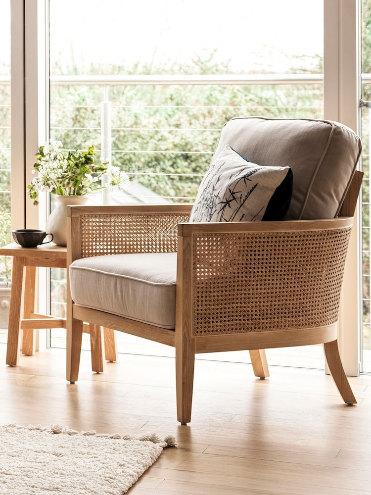 Cotswold Company Natural Ramsden Rattan Chair - Image 1 of 6 Cotswold Company Natural Ramsden Rattan Chair - Image 1 of 6
