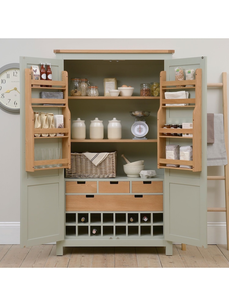 Cotswold Company Sage Green Sussex Double Larder - Image 2 of 6 Cotswold Company Sage Green Sussex Double Larder - Image 2 of 6