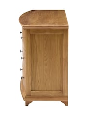 Cotswold Company Natural Winchcombe Oiled Oak 6 Drawer Wide Chest - Image 3 of 6