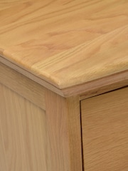 Cotswold Company Natural Winchcombe Oiled Oak 6 Drawer Wide Chest - Image 4 of 6