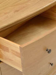 Cotswold Company Natural Winchcombe Oiled Oak 6 Drawer Wide Chest - Image 5 of 6